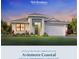 Beautiful single-story home with a manicured lawn, neutral color palette, and a two-car garage, embodying luxury living at 12996 Morning Mist Pl, Venice, FL 34293