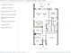 Detailed floor plan of the home, illustrating the layout of rooms including the kitchen, bedrooms, and living spaces at 12996 Morning Mist Pl, Venice, FL 34293