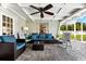 Inviting covered patio with comfortable seating and stylish decor at 1723 Laramie St, Sarasota, FL 34231
