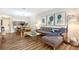 Inviting living room with modern decor, stylish furnishings, and open concept design, perfect for entertaining guests at 2124 N Tamiami Trl # 108, Sarasota, FL 34234