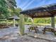 Community picnic pavilions with tables and grills, great for outdoor dining and socializing at 2475 Wood Oak Dr, Sarasota, FL 34232