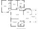 Home floor plan showing dimensions at 2630 Bucida Dr, Sarasota, FL 34232