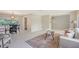 Open concept living area flowing into the dining space, perfect for entertaining at 3127 Dawson St, Sarasota, FL 34239