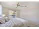 Comfortable main bedroom with large windows, and access to the outdoor patio at 3127 Dawson St, Sarasota, FL 34239