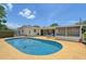 Backyard pool and patio featuring plenty of room for outdoor enjoyment at 3127 Dawson St, Sarasota, FL 34239