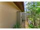 Exterior storage shed located in a secluded outdoor space at 3213 Mercer Rd, Bradenton, FL 34207
