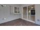 Outdoor patio with brick floors, and sliding glass doors providing views into the home at 4473 Diamond S Cir, Sarasota, FL 34233