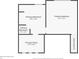 Floor plan featuring main bedroom, bathroom, closet, and stairs to downstairs at 4506 17Th W St, Palmetto, FL 34221