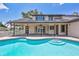 Inviting pool area with a covered patio, ideal for outdoor entertaining at 4506 17Th W St, Palmetto, FL 34221
