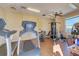 Community fitness center equipped with cardio machines and weight training equipment for resident use at 4736 Independence Dr # 4736, Bradenton, FL 34210