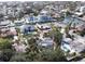 Aerial view of the home and surrounding mature landscaping in Siesta Isles at 5353 Shadow Lawn Dr, Sarasota, FL 34242