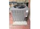 Rheem HVAC unit sitting on a brick patio at 5353 Shadow Lawn Dr, Sarasota, FL 34242