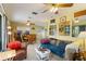 A spacious living room combined with a dining area, perfect for entertaining and gatherings at 5403 Fleming St, Port Charlotte, FL 33981