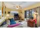 A cozy living room featuring comfortable seating, natural light, and a relaxed atmosphere at 5403 Fleming St, Port Charlotte, FL 33981