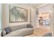 Stylish office space with seating and an open view of the kitchen at 5475 Summit Gln, Bradenton, FL 34203