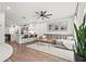 Inviting living room featuring open concept kitchen and comfortable seating at 5646 Simonton St, Bradenton, FL 34203