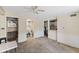 Spacious room showing access to bathroom, kitchen and other areas at 6406 Lincoln Rd, Bradenton, FL 34203