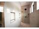 Modern bathroom shower with tiled walls and bench at 6713 Taneytown St, North Port, FL 34291