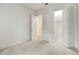 Bedroom with neutral carpet flooring and closet at 7314 Hamilton Rd, Bradenton, FL 34209