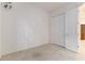 Bedroom with closet and neutral carpet flooring at 7314 Hamilton Rd, Bradenton, FL 34209