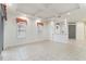 Spacious living room with recessed lighting and neutral tile flooring at 7314 Hamilton Rd, Bradenton, FL 34209
