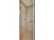 Walk in shower with dual shower heads at 8047 Desoto Woods Dr, Sarasota, FL 34243