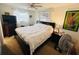Comfortable main bedroom with a ceiling fan and natural lighting at 8409 43Rd W Ave, Bradenton, FL 34209