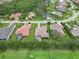 Expansive aerial view of the neighborhood showcasing manicured lawns and beautiful homes at 1015 143Rd Ne St, Bradenton, FL 34212