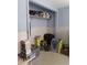 Inside closet, with boxes, suitcase, and personal items at 14396 Pambar Ave, Port Charlotte, FL 33953