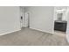 Bedroom leading to an ensuite bathroom with tile flooring at 15508 High Bell Pl, Bradenton, FL 34212