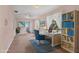 Office space with neutral walls, a white desk, and shelves at 2002 8Th W St, Palmetto, FL 34221