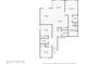 Floorplan of the home showing the layout of the bedrooms, bathrooms, kitchen, living room, and dining room at 2105 Grand Flora Trl, Bradenton, FL 34208