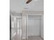 Bedroom closet with open doors and wire shelves, providing ample storage space at 23367 Mayville Ave, Punta Gorda, FL 33980