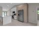 Modern kitchen featuring stainless steel appliances, ample cabinet space, and a stylish island at 23367 Mayville Ave, Punta Gorda, FL 33980