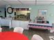 Charming kitchenette area with ample counter space, ideal for serving refreshments at community events at 3272 Lake Bayshore Dr # 515, Bradenton, FL 34205