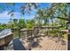 Outdoor deck featuring water view at 3428 Mineola Dr, Sarasota, FL 34239