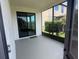 Covered lanai with views of the backyard at 4077 River Bank Way, Punta Gorda, FL 33980