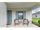 Charming front porch with comfortable seating, perfect for enjoying the outdoors at 4625 Canoe Creek Ave, Parrish, FL 34219