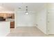 Open dining area located off the kitchen with tiled flooring at 4802 51St W St # 808, Bradenton, FL 34210