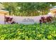 Community sign for The Palms of Cortez Luxury Condominiums at 4802 51St W St # 808, Bradenton, FL 34210