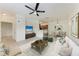 Open living area with neutral decor, tile flooring, and an open layout for entertaining at 4802 51St W St # 808, Bradenton, FL 34210