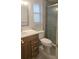 Bathroom with a vanity, toilet and a shower at 5325 Murdock Ave, Sarasota, FL 34231