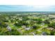Wide aerial view of the home showing proximity to surrounding homes at 5329 Ansonia Ter, North Port, FL 34287