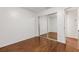 Bedroom with closet and access to hall at 5356 Royal Palm Ave # 5356, Sarasota, FL 34234