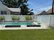 Backyard with a pool and lush lawn at 783 30Th N Ave, St Petersburg, FL 33704