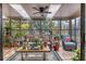 Cozy sunroom filled with lush greenery, comfortable seating, and natural light flooding through large windows at 7915 4Th W Ave # 7915, Bradenton, FL 34209
