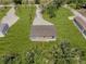 Aerial view of the home and yard at 8426 Sweden Blvd, Punta Gorda, FL 33982