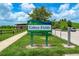 Sarasota County's Celery Fields sign in a park-like setting with walking paths at 8437 Nandina Dr, Sarasota, FL 34240