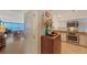 Open kitchen featuring stainless steel appliances and a seamless flow into the living area at 988 Blvd Of The Arts # 1016, Sarasota, FL 34236