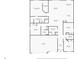 Home floor plan layout and dimensions for the first floor at 18620 Cortes Creek Blvd, Spring Hill, FL 34610